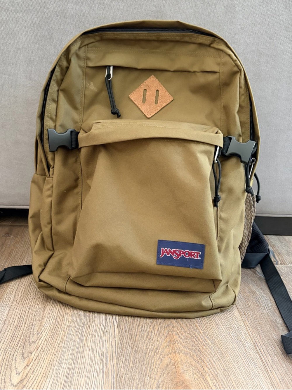 Jansport Olive/Tan Main Campus Backpack